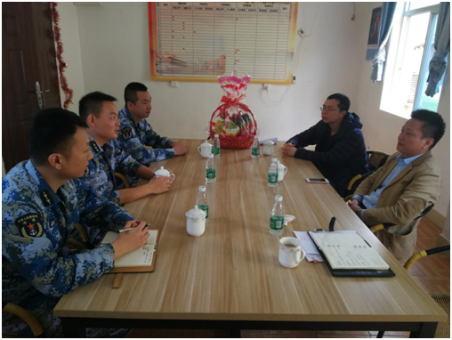 市退役軍人事務局領導走訪慰問海軍駐開平部隊