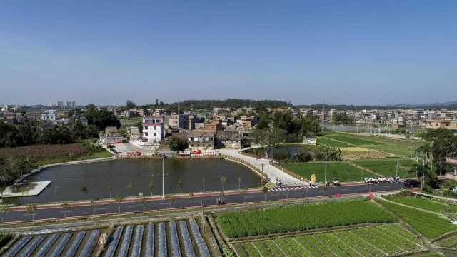 俯瞰西溪村 俯瞰西溪村