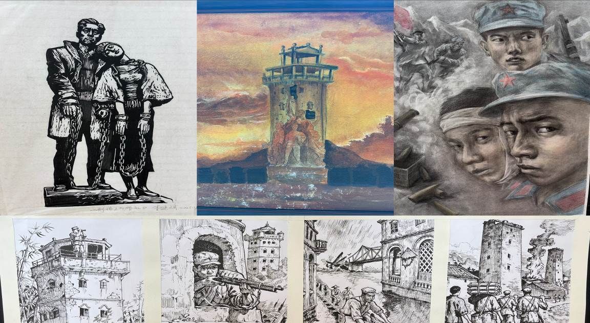 開平市舉辦“紅色百年·赤子功勛”主題繪畫作品展覽活動(1).doc_5