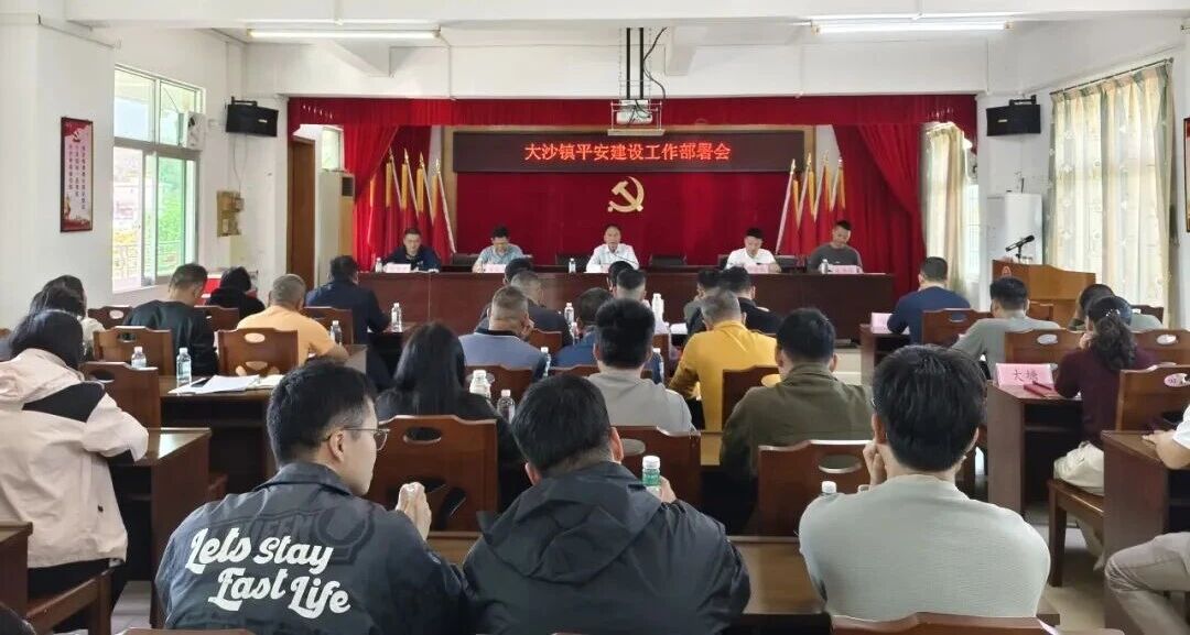 大沙鎮召開平安建設工作部署會
